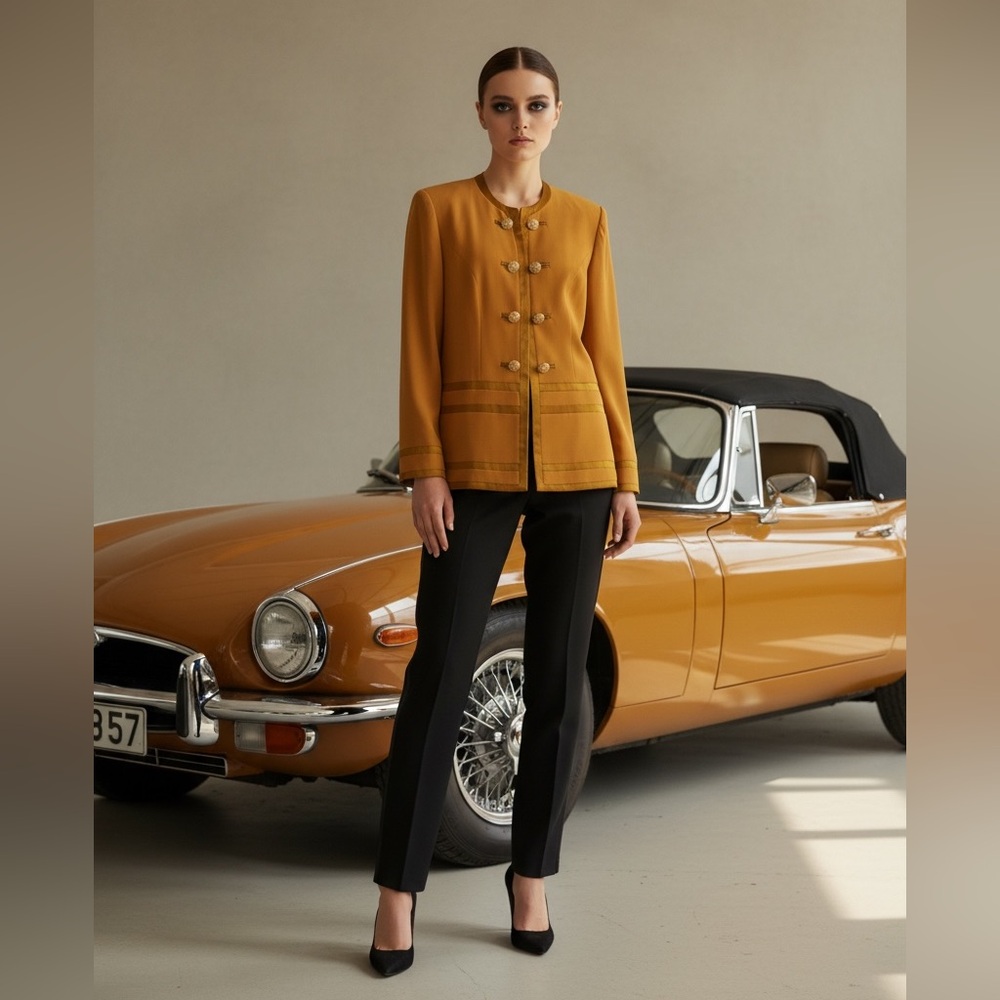 Donna B butterscotch vintage 90s jacket